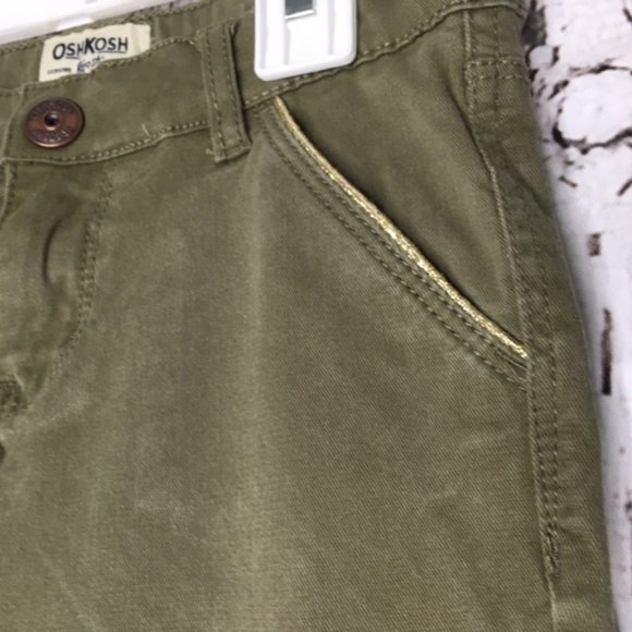 Oshgosh Pants Olive Green Size 5 - Picture 3 of 5